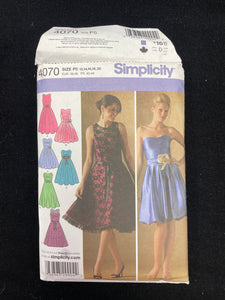 2006 Simplicity 4070 Sewing Pattern - Dress