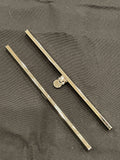 Metal Purse Frame 7.5" Wide - Gold, Silver, or Gunmetal Gray