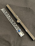 Metal Purse Frame 7.5" Wide - Gold, Silver, or Gunmetal Gray