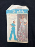1974 Simplicity 6710 Sewing Pattern - Adult Dress, Blouse and Pants