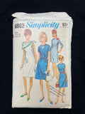 1966 Simplicity 6862 Sewing Pattern - Adult Dresses