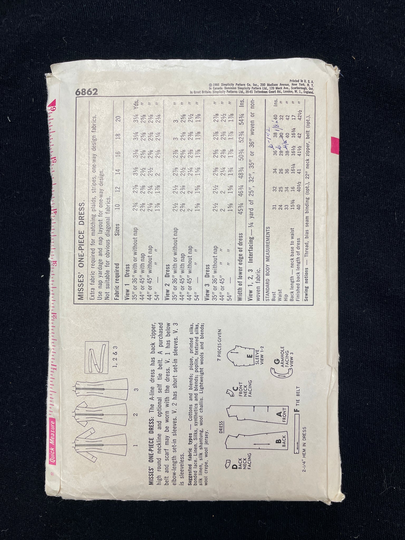 Women's 1960's – Lucky DeLuxe Fabrics
