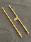 Metal Purse Frame 7.5" Wide - Gold, Silver, or Gunmetal Gray