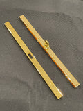 Metal Purse Frame 7.5" Wide - Gold, Silver, or Gunmetal Gray