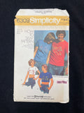 1974 Simplicity 6309 Sewing Pattern - Adult Knit T-Shirts