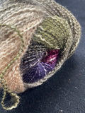 Yarn Cotton/Acrylic - Variegated Green, Oatmeal, Blue and Purple