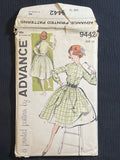 1950's Advance 9442 Sewing Pattern - Adults' Dresses FACTORY FOLDED
