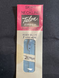 Zipper 6", 7", or 9" Nylon Coil Vintage - Various Colors
