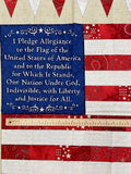 2/3 YD Cotton Panel - Pledge of Allegiance