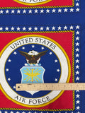 1 YD Cotton Panel - Seal of the United States Air Force