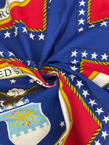 1 YD Cotton Panel - Seal of the United States Air Force