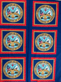 1 YD Cotton Panel - Seal of the United States Army