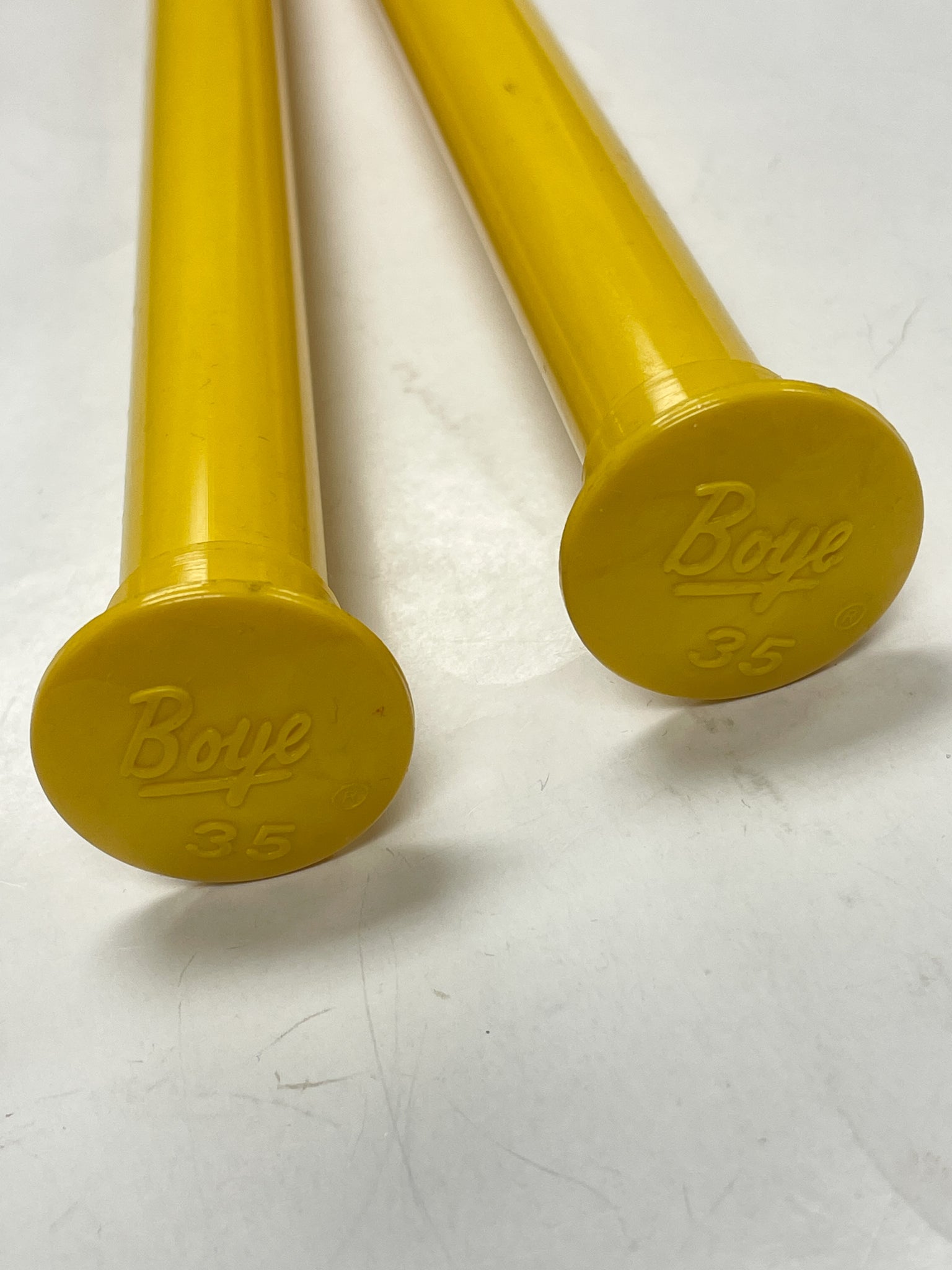SALE Knitting Needle Plastic 35 mm - Yellow