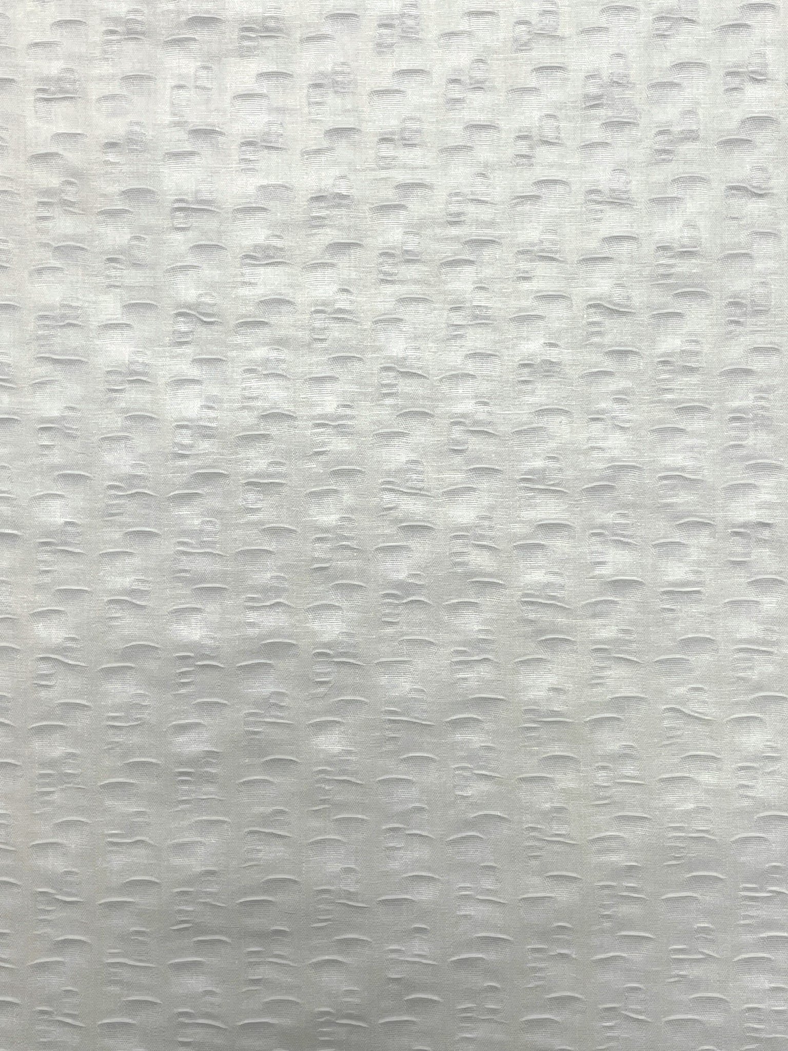 Cotton/Poly Seersucker - White