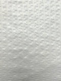 Cotton/Poly Seersucker - White