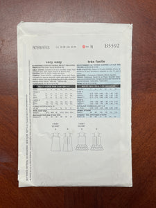 2011 See & Sew 5592 Pattern - Child's Dress FACTORY FOLDED