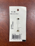 Buttons Metal Set of 2 or 3 - Brass & Black Checks