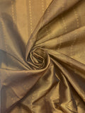 3 YD Nylon Striped Iridescent Taffeta - Bronze