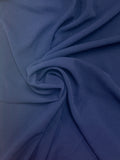 1 1/2 YD Polyester Texture Weave - Navy Blue