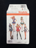 2011 Simplicity 2072 Sewing Pattern - Halloween Mini Dress Costumes FACTORY FOLDED