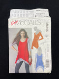 2010 McCall's 6165 Sewing Pattern - Knit Tops FACTORY FOLDED