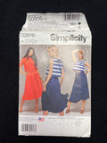 2016 Simplicity 0916 Sewing Pattern - Women's Tops and Skirts FACTORY FOLDED