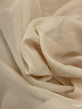 2 3/4 YD Polyester Chiffon Vintage - Beige