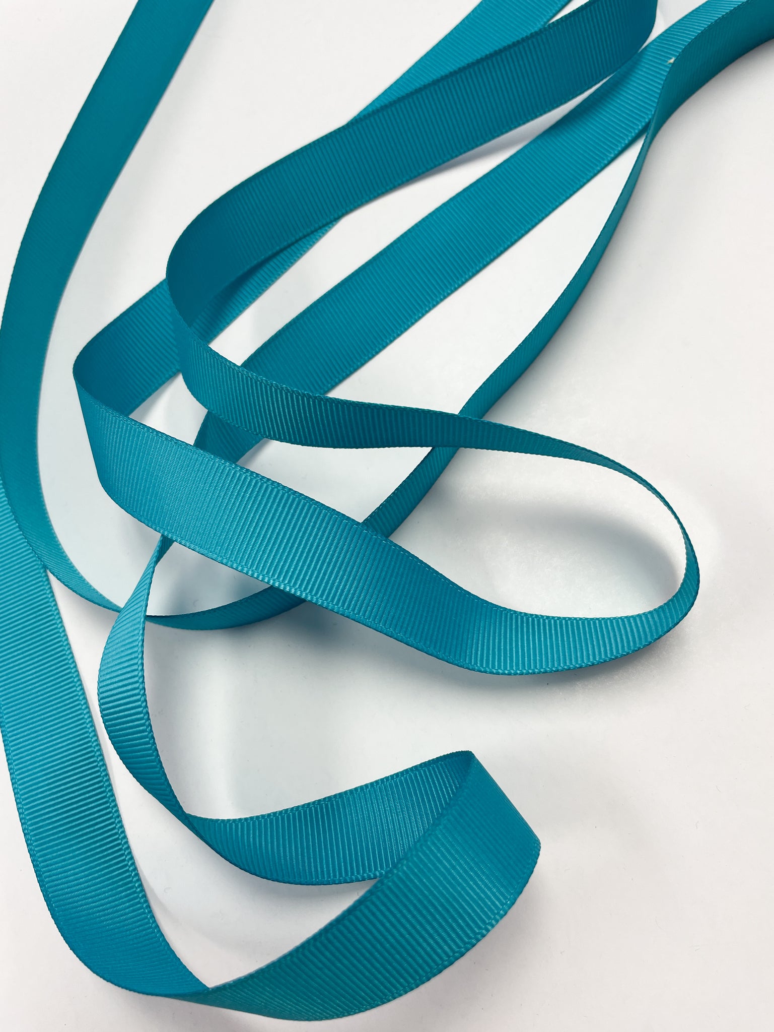 4 3/8 YD Polyester Grosgrain Ribbon - Turquoise