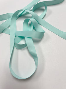 SALE 4 1/3 YD Polyester Grosgrain Ribbon - Aqua