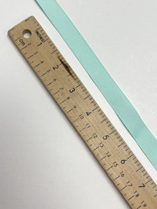 4 1/3 YD Polyester Grosgrain Ribbon - Aqua