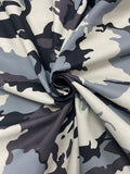 4 YD Cotton - Multi Gray Camouflage