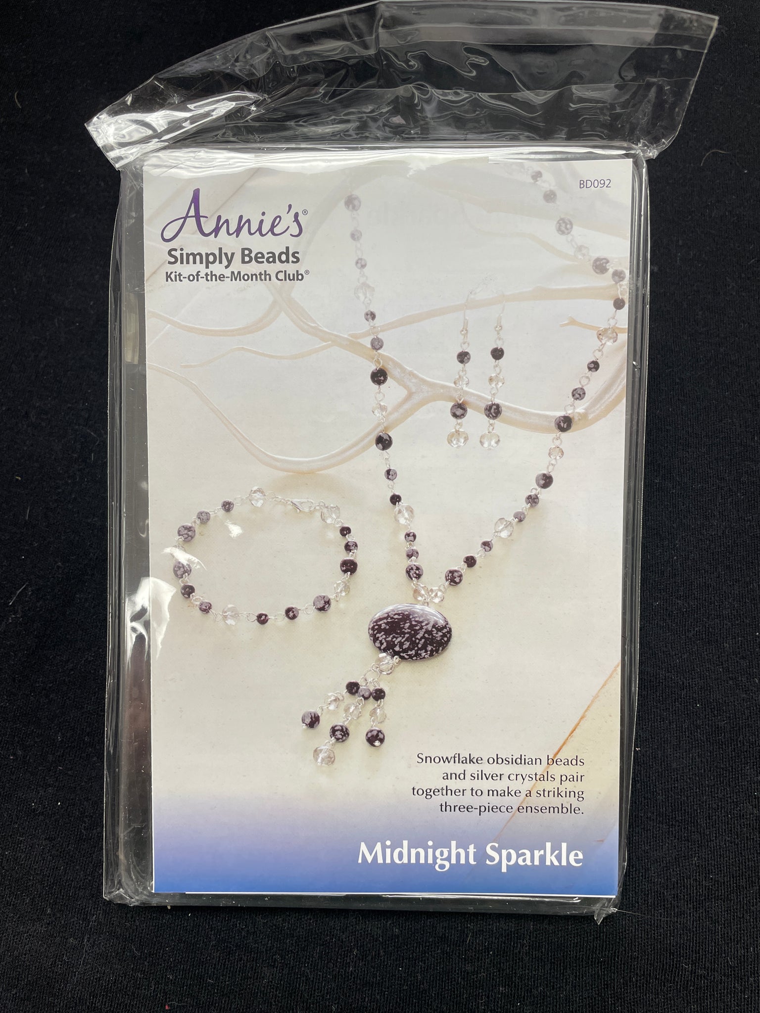 Annie's Simply Beads Kit of The Month Club BD092 - "Midnights Sparkle"