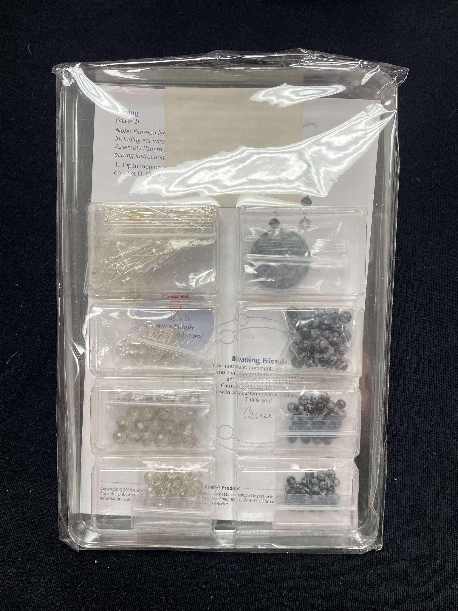 Annie's Simply Beads Kit of The Month Club BD092 - "Midnights Sparkle"
