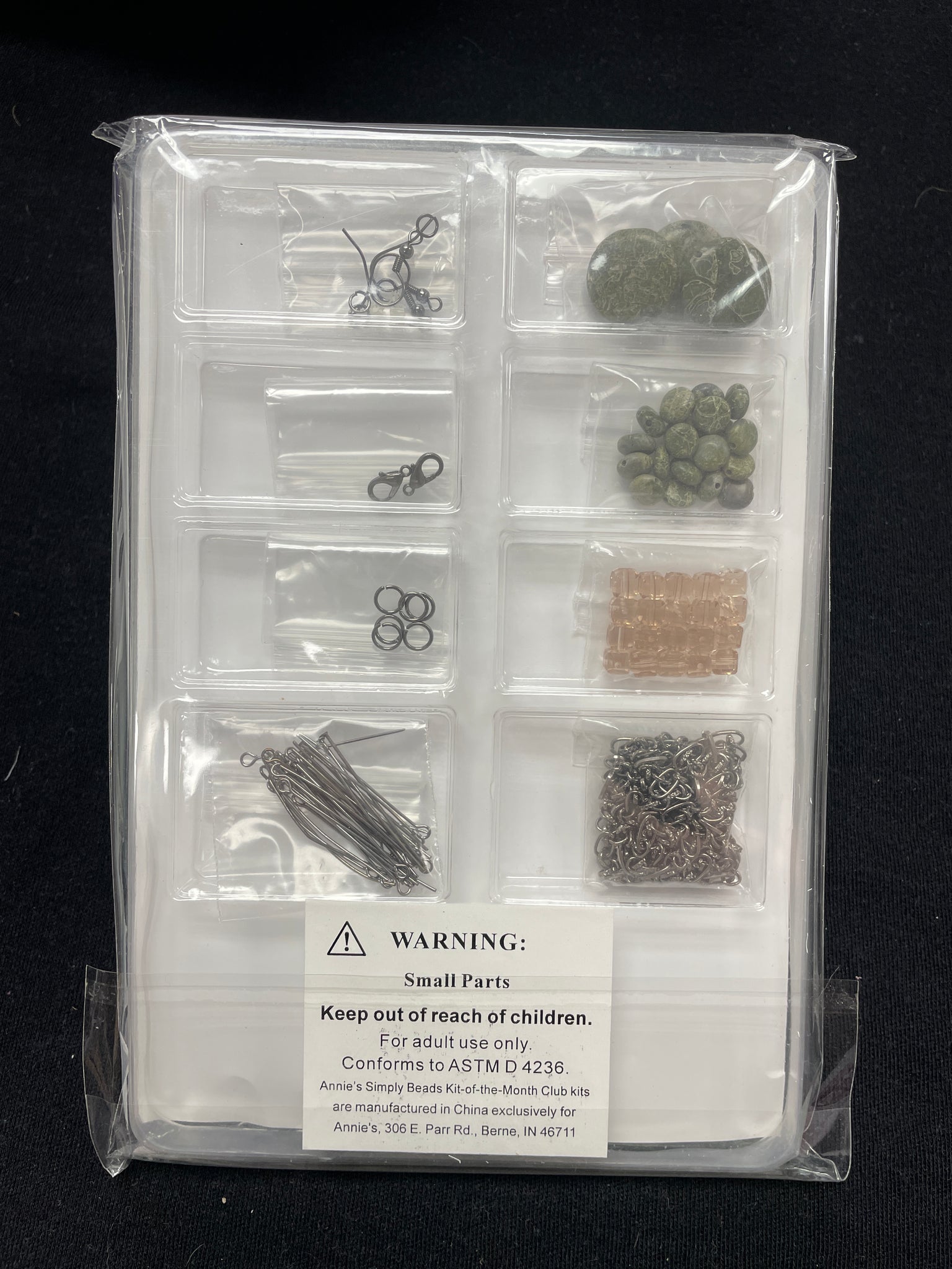 Annie's Simply Beads Kit of The Month Club BD089 - "Rainforest Jasper"