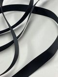 SALE 3 YD Polyester Grosgrain Ribbon - Black