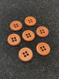 Buttons Plastic Set of 6, 7, or 8 - Green or Tan
