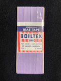 5 YD Cotton Bias Tape Single Fold Vintage - Dark Coral, Lilac or Purple