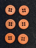 Buttons Plastic Set of 6, 7, or 8 - Green or Tan
