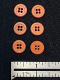 Buttons Plastic Set of 6, 7, or 8 - Green or Tan