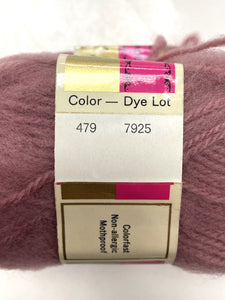 Yarn Acrylic Vintage - "Fluffy" Mauve