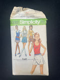 1971 Simplicity 9332 Sewing Pattern - Junior Skort and Tunic