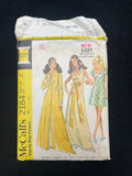 1969 McCall's 2184 Sewing Pattern - Adult Dresses and Coat