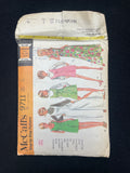 1969 McCall's 9711 Sewing Pattern - Junior Dress, Jumpsuit, and Blouse