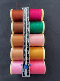 DMC Broder Cotton Machine Thread - Bundle of 10 Various Colors