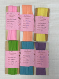 Bias Tape Bundle 1/2" - Pastel Rainbow
