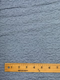 2 1/4 YD Silk and Wool Matelasse Vintage - Blue