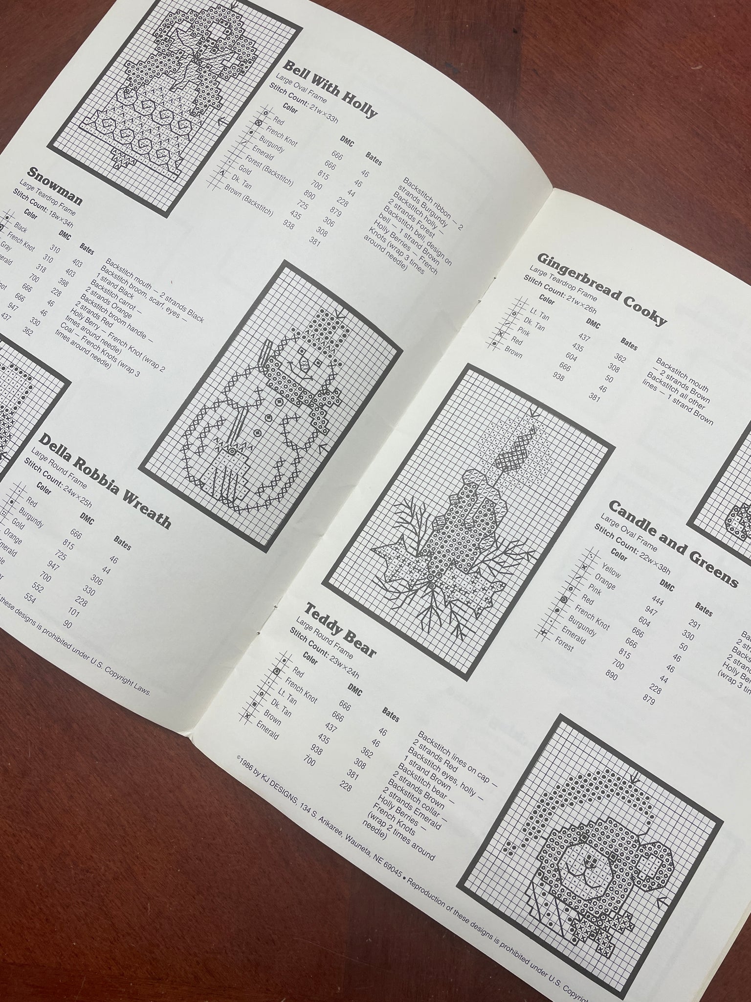 1986 Cross Stitch Book - "Christmas Radiance"