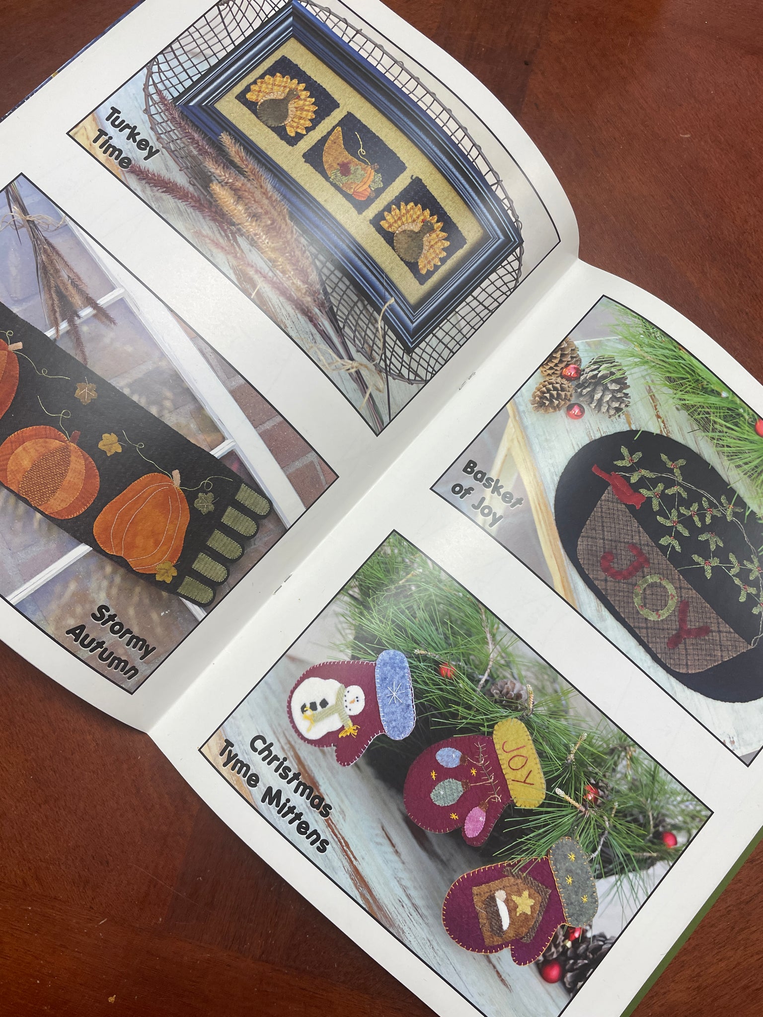 2012 Wool Appliqué Book - "Fall in to Winter"