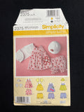 2010 Simplicity 2375 Sewing Pattern - Baby Dresses, Bloomers, Hat and Vest FACTORY FOLDED