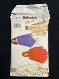 1999 Butterick 6348 Sewing Pattern - Adult Ponchos FACTORY FOLDED